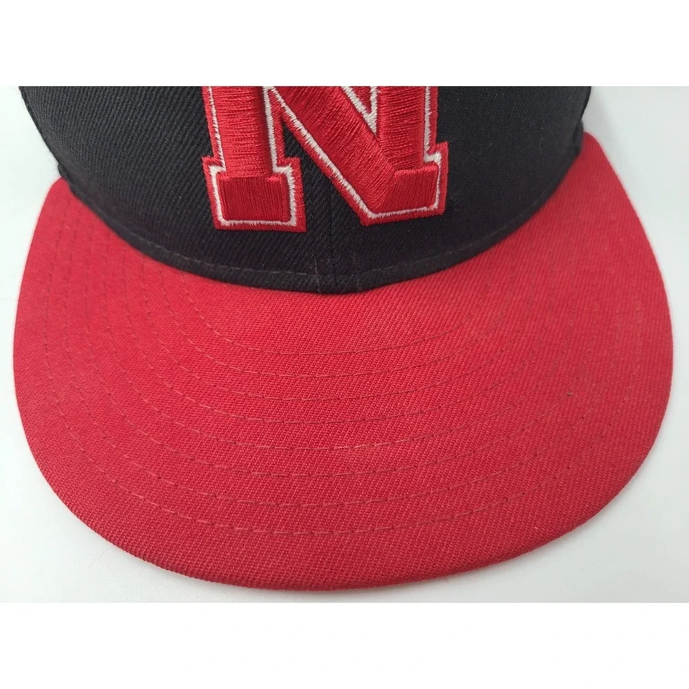 University of Nebraska Cornhuskers New Era 59Fifty Fitted 7 1/2 Hat Cap Men NCAA
